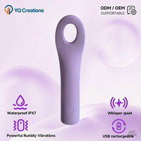 Mini vibromasseur à balle pour femmes, stimulateur du point G et du clitoris, 10 fréquences, rechargeable par USB, étanche IPX7, en silicone