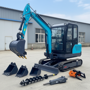 Miniescavatore Idraulico Cingolato da 3,5 Tonnellate <span class=keywords><strong>per</strong></span> Agricoltura, Paesaggistica e Costruzioni, Certificato CE EPA EURO5, Direttamente dalla Fabbrica - Modello 2026 - Product Image 1