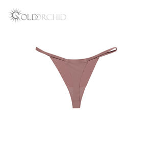 Mode Respirant Personnalisé Élégant Filles Conception Coton Femme Sans Couture Haute Qualité String Remise Femmes Sexy Sous-Vêtements Ensemble - Product Image 5