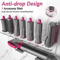 Pour Airwrap Styler Attachments Organisateur Rack Multifonctionnel Transparent Acrylique Support De Stockage Baguette Européenne Bureau Organizati