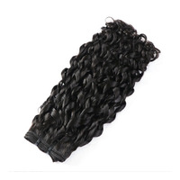 Couleur noire naturelle 1B #   Extensions de cheveux vierges vietnamiens en vrac pour cheveux bouclés, lisses et soyeux, double trame machine, toutes couleurs, vente en gros