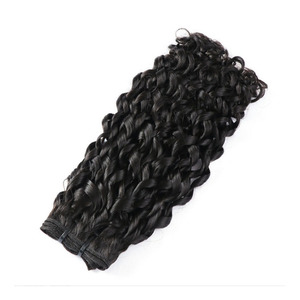 自然黑色 1B #   卷发顺滑丝滑越南处女发接发机双层编织全色批发 - Product Image 4