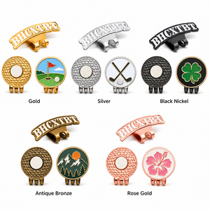 Juego de Marcadores de Pelotas de Golf Personalizados de Alta Gama con Logotipo OEM ODM, Clip para Gorra con Diseño de Pingüino, para Regalos Promocionales de Clubes y Empresas - Product Image 2