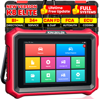 Escáner de Diagnóstico Universal para Automóviles KINGBOLEN K8 Elite, Herramienta de Escaneo Completo del Sistema OBD2 con Codificación ECU