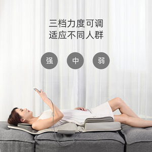 Smart Airbag Massage Mattress Electric Lumbar Neck <b>Back</b> Relief <b>Pad</b> With <b>Heat</b> And Pressure For Home Use Full Body Therapy - Product Image 1