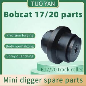 Bobcat 17 roda pemandu, mesin konstruksi suku cadang mesin Bobcat 20, perakitan trek Doosan 20 roda idler depan - Product Image 4