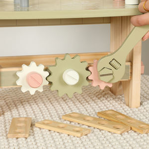 Youkebei - Atelier de bricolage en bois pour enfants - Jeu d'imitation - Jeu d'assemblage de vis et d'écrous - Jouet éducatif pour les enfants de 3 à 8 ans - Unisexe - Product Image 4