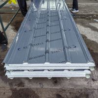 Panneaux de toiture modernes écologiques fabriqués en Chine, isolés, sandwich EPS, tuiles de toiture revêtues, résistantes au feu, insonorisées, structure PPGI