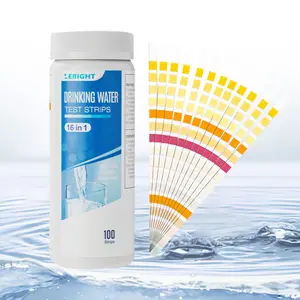 Pabrik grosir 16 In 1 Ph Klorin nitrit strip tes kualitas air minum rumah