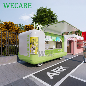 WECARE Camion de restauration mobile pour limonade, café, pâtes, desserts, frites, burgers, avec équipement de cuisine complet - Product Image 2