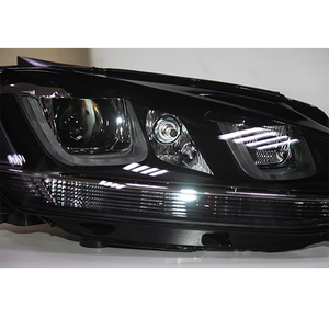 Faros Delanteros LED U Angel Eyes para VW Golf <span class=keywords><strong>7</strong></span>, Lámpara Delantera, Año 2013 a 2014, SY - Product Image 6