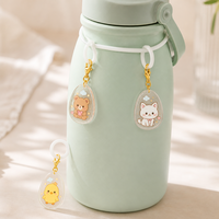 Breloque d'identification personnalisée pour parapluie, pendentif en acrylique pour sac, bouteille, marqueur anti-perte, cadeau