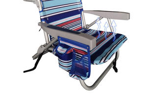 Silla <span class=keywords><strong>de</strong></span> <span class=keywords><strong>playa</strong></span> plegable, mochila plana clásica <span class=keywords><strong>de</strong></span> 5 posiciones personalizable - Product Image 6