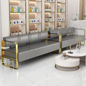 Contemporary Salon Furniture Barber Shop Beauty Salon Waiting Chair Clothing Store Resting Chair Bench - Product Image 4
