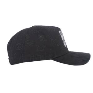 Gorra de 5 Paneles de Gamuza de Algodón con Logotipo de Diamantes de Imitación TCAP China - Product Image 4