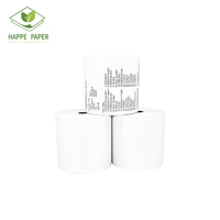 Top Blanc Usine Prix Jusqu'à rouleaux 80x80 thermique 55g 65g Thermique Rouleau de Papier 3 1/8x230 POS Rouleau de Papier 57x40m Pour Imprimante