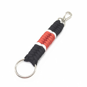 Paracord พวงกุญแจถักผู้ชายบราซิลเลียน <span class=keywords><strong>Jiu</strong></span>-<span class=keywords><strong>Jitsu</strong></span> กลางแจ้งมัลติฟังก์ชั่ - Product Image 1