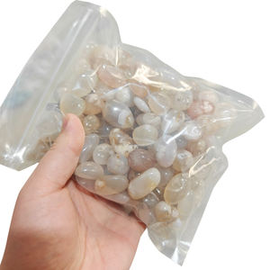 थोक आधुनिक लक्जरी रंगीन एगेट कुचल पत्थर पीले काले सफेद बहुदार बगीचे के गहने पर्यावरण के अनुकूल सजावटी - Product Image 5