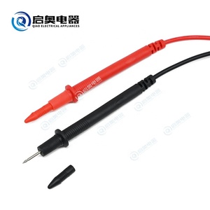 Multimeter Digital kabel tes Probe pena 1000v 10A PVC penguji kabel konduktor tembaga terisolasi pena timah Probe kawat - Product Image 4