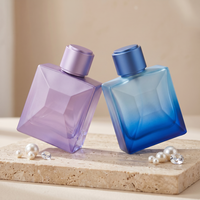 Flacon de parfum en verre givré moderne et unique, personnalisable, 80 ml, vente en gros Anding