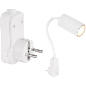 Applique da parete a innesto 1xGU10 25W 230V colore bianco, ideale per illuminazione decorativa e funzionale in spazi interni. - Product Image 3