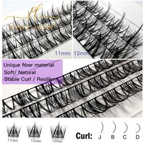 Pinky leem Self Grafting Eyelash Extension Supplies Bundle Segmented <b>Pre</b> <b>Cut</b> Volume Fan Cluster Eyelashes Diy Lash Extension <b>Kit</b> - Product Image 4