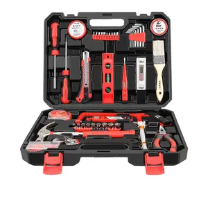 Kit de herramientas de mantenimiento eléctrico, cajas de herramientas baratas para el hogar para electricistas con caja de plástico