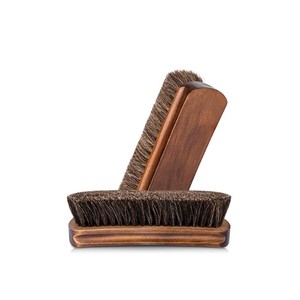 <span class=keywords><strong>Brosse</strong></span> de cheval en bois pour le nettoyage et le polissage des chaussures de voiture, pour sièges en cuir, 1 pièce, meilleures ventes - Product Image 5
