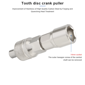 RIDERACE <span class=keywords><strong>Extracteur</strong></span> de <span class=keywords><strong>manivelle</strong></span> de vélo <span class=keywords><strong>Extracteur</strong></span> d'axe de pédalier pour VTT <span class=keywords><strong>Extracteur</strong></span> de roue Boulons Pédales de pédalier Outils de réparation - Product Image 3