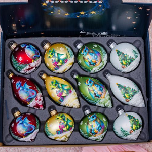 Adornos navideños <span class=keywords><strong>de</strong></span> dragón encantado, decoración <span class=keywords><strong>de</strong></span> cristal colorida con escenas mágicas <span class=keywords><strong>de</strong></span> invierno, perfectas para decoración navideña - Product Image 4