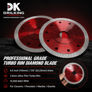 Disques diamantés super fins de 4-1/2 pouces <span class=keywords><strong>pour</strong></span> outils de découpe de carreaux, lames de <span class=keywords><strong>scie</strong></span> diamantées <span class=keywords><strong>pour</strong></span> <span class=keywords><strong>meuleuse</strong></span> d'angle - Product Image 4