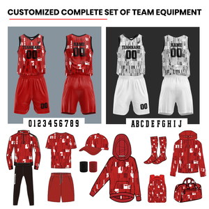 Maillot de <span class=keywords><strong>basket</strong></span>-ball personnalisé brodé DCY, meilleur design d'uniforme de <span class=keywords><strong>basket</strong></span>-ball, couleur blanc, design de maillot de <span class=keywords><strong>basket</strong></span>-ball blanc et rouge - Product Image 4