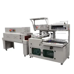 Books Bottles Automatic L Bar Sealer with Connecting Part and Shrink Wrapper Tunnel Machine 220v For Spain France