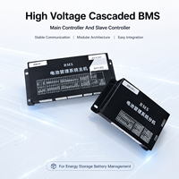 Système de gestion de batterie en cascade haute tension ECBMS 96S, Power Bank PCBA EC-HV-MC1+EC-HV-SC5+écran LCD 4,3 pouces CAN RS485
