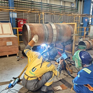 Machine de soudage <span class=keywords><strong>MIG</strong></span> DC pour pipelines, assemblage rapide en une minute, conception à boucle rapide, machine de soudage sur rail télécommandée, automatique - Product Image 1