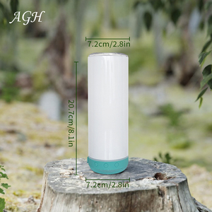 Thông Minh Chai Nước Không Dây Âm Nhạc Máy Nghe Nhạc Loa Tumbler Thăng Hoa Khoảng Trống Thẳng 20Oz Tối Giản Với Loa - Product Image 4