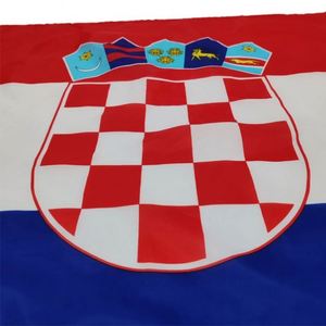 Banderas Nacionales Baratas al por Mayor para Fabricantes, Bandera de Croacia de Poliéster 90x150cm (3x5 pies), Estilo Deportivo, Impresa con Serigrafía, Portátil - Product Image 2