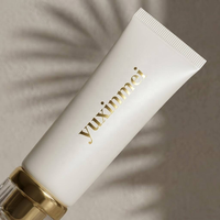 Tube cosmétique en plastique PBL D40 100 ml en gros, biseauté, à bords arrondis, avec bouchon à vis, pour soins de la peau, OEM ODM, logo personnalisé