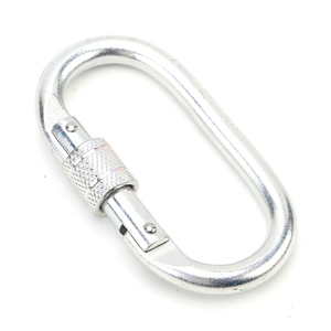 Mosquetón ovalado para arnés, cierre de tornillo, directo de fábrica, 25KN - Product Image 2