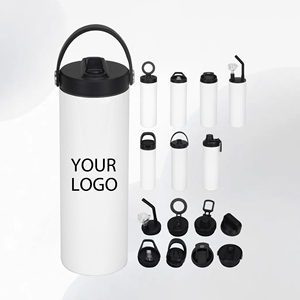 Sublimation Blanks Tumblers 20oz Sublimation Blank Sports Water Bottle with Straw Lid Sublimation Tumblers - Product Image 1
