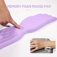 Ailes forme de nuage repose-poignet tapis de souris anti-dérapant PC tapis de bureau mousse à mémoire repose-poignet tapis de souris ergonomique dactylographie accessoires de bureau