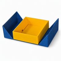 Boîte pliante rigide à ouverture papillon personnalisée, boîte cadeau en papier spécial d'une seule pièce pour l'emballage de cosmétiques