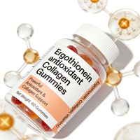 Capsules Antioxydantes Boost Collagène Ergothionéine Hyaluronate de Sodium Sans Sucre Bouteille Douce