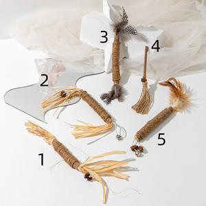 Nouveau jouet pour animaux de compagnie en Polygonum, bâton à mâcher, jouet à l'herbe-gazon, balle en paille pour le nettoyage des dents, jouet en corde pour chien, fournitures pour animaux de compagnie, vente en gros, jouet en stock - Product Image 4