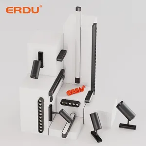 ERDU Supplier Led Cob Color Adjustable Track Light Ultra Thin Led Magnetic Track Light