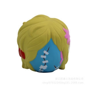 Juguete Antiestrés de Espuma de Poliuretano con Forma de Cabeza de Fantasma, Personaje de Dibujos Animados, Alta Elasticidad, para Niños de 8 a 13 Años, Unisex, Regalo - Product Image 3
