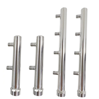Collecteurs de refroidissement liquide conformes aux normes AISI304 et AISI316L en acier inoxydable pour systèmes de refroidissement liquide de centres de données