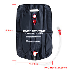 Sac de <span class=keywords><strong>douche</strong></span> <span class=keywords><strong>solaire</strong></span> portable pour l'extérieur, idéal pour le voyage, la randonnée, l'escalade et le nettoyage des animaux - Product Image 2