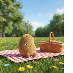 Llavero de Peluche Creativo con Pepino en Conserva y Mini Patata del Sur, Decoración para Bolsos, Regalo para Fiestas - Product Image 3