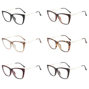 Farrell Tr90 – monture de lunettes quadrangulaire moyenne unisexe, anti-lumière bleue, pour ordinateur, design en métal à la mode - Product Image 5